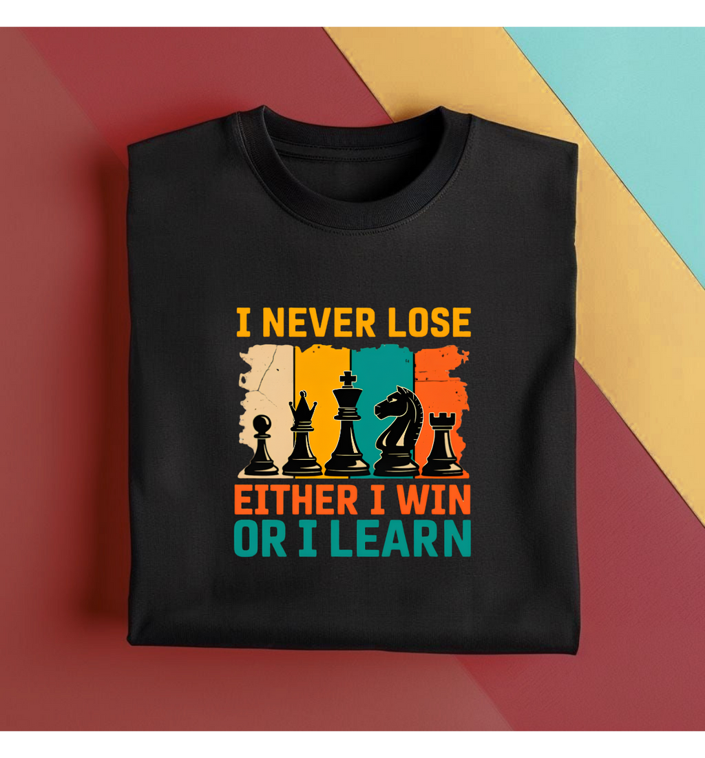 I never loose Either "I" Win or  "I" Learn